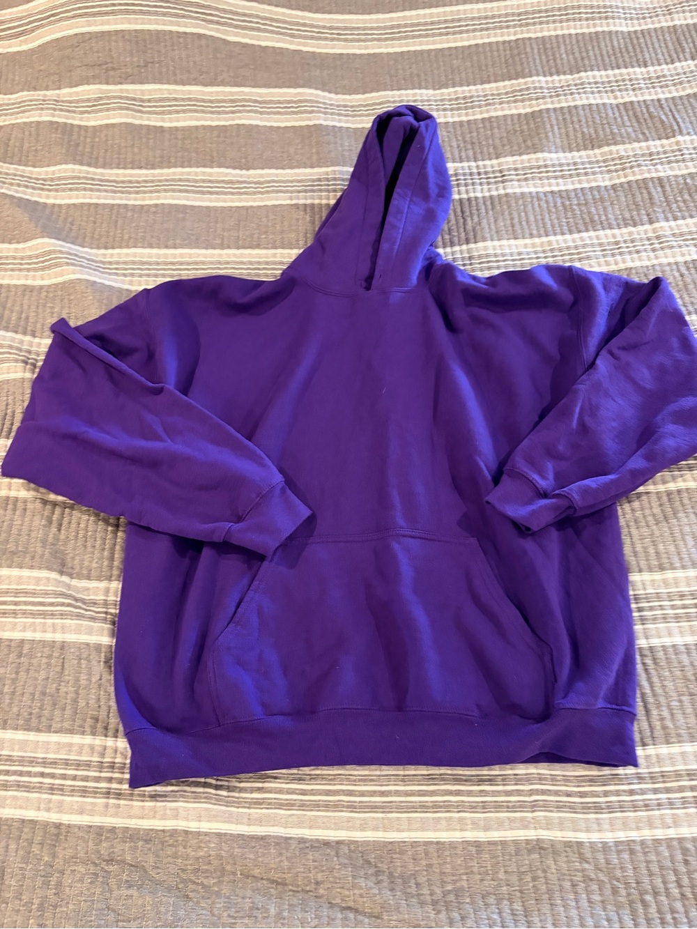 NWOT Purple Hooded Women's XL Sweatshirt